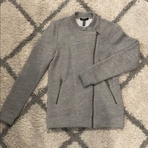 Heather Grey Soft Zipper Sweatshirt